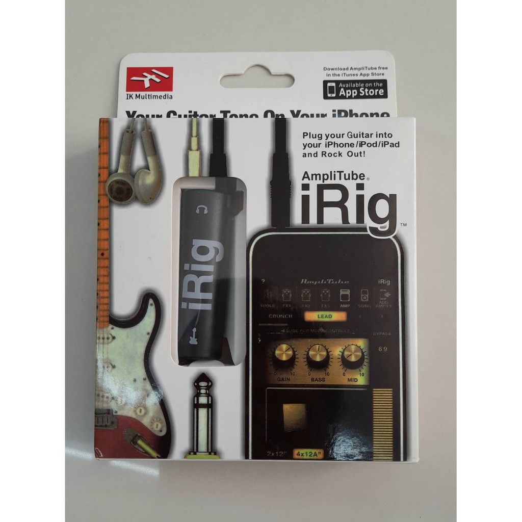 iRig แจ็คแปลงกีต้ากับมือถือ I PHONE ตัวแปลงสัญญานเสียง สามารถใช้ได้กับไอโฟน กับเครื่องดนตรี