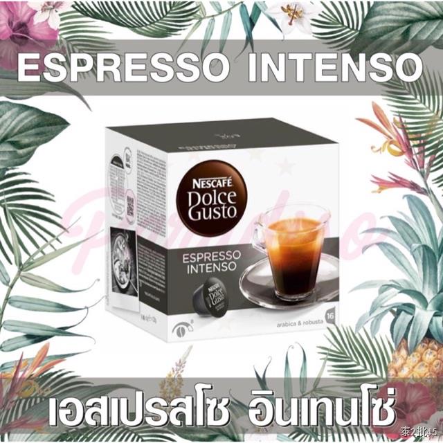 กาแฟแคปซูล NDG [BOX] ESPRESSO INTENSO Nescafe dolce gusto สำหรับ เครื่องชงกาแฟแคปซูลอัตโนมัติ Krups