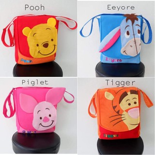 กระเป๋าเป้ สะพายข้าง 12" Pooh and Friends