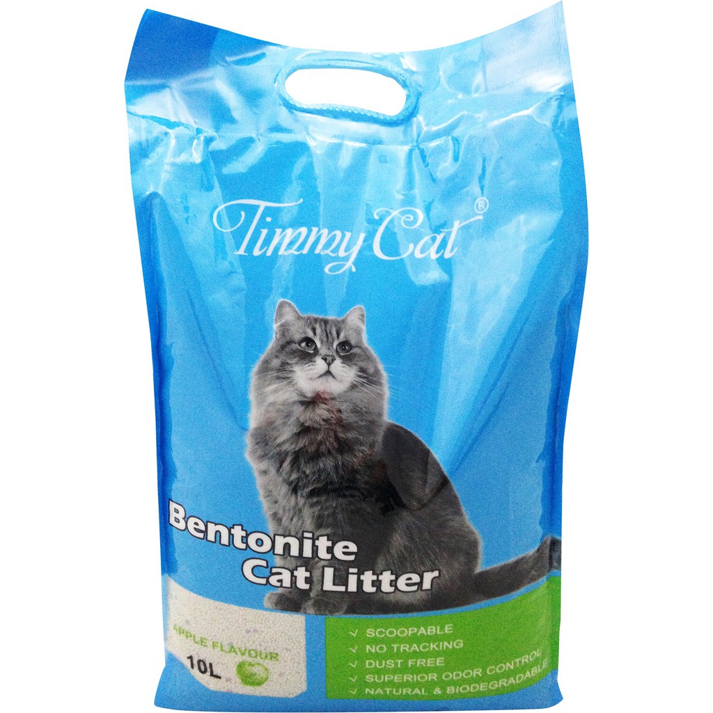 Goodies Bentonite Cat Litter ทรายแมว ขนาด 10 ลิตร กลิ่นแอปเปิ้ล (แพค 1 ถุง)