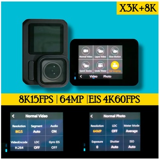 Nanotech 2022 New Developed 8K 6K 4K Action Camera with Touch Screen 8X Slow Motion, Timelaps 64MP Photo