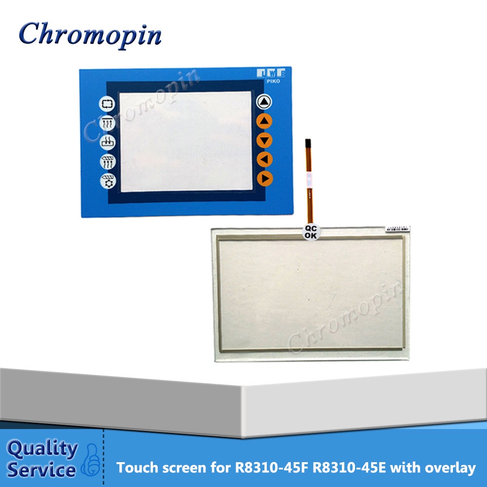 R 8310-45F R8310-45F R 8310-45E R8310-45E R8310-45 E เปลี่ยนหน้าจอสัมผัสแผงด้านหน้า Overlay ฟิล์ม HM