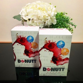 Donutt คอลลาเจนเปปไทด์ 10000 มก.รสเชอร์รี่ กล่อง 10 ซอง