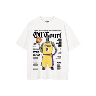 เสื้อยืดสําหรับผู้ชาย♤R.OFF COURT - เสื้อยืดสีขาวนวลมือใหม่/ เสื้อผ้า / เสื้อยืดสําหรับผู้ชาย/เ Mdl