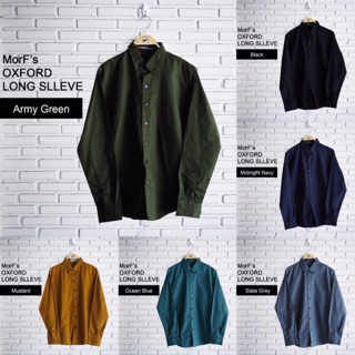 Basic Long Sleeve เสื้อ เชิ้ต oxford แขนยาว