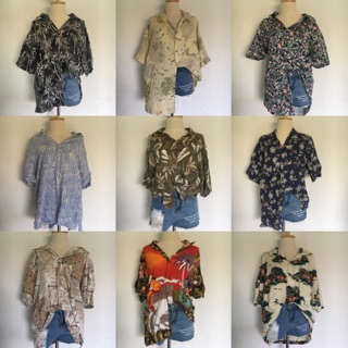 พร้อมส่ง⚡️เสื้อฮาวายผ้าเรยอน100% เกรดA