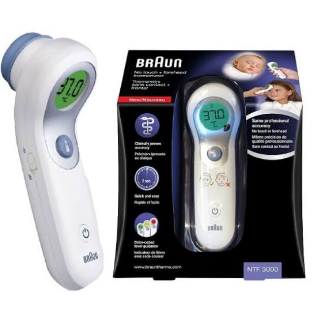 BRAUN NTF3000 ปรอทวัดไข้ทางหน้าผาก ของแท้พร้อมส่ง!!