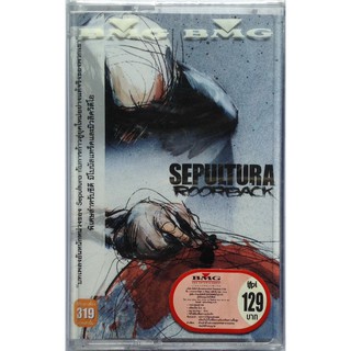 Cassette Tape เทปคาสเซ็ตเพลง Sepultura Roorback ลิขสิทธิ์ ซีล