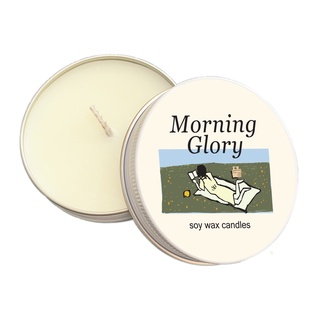 Summerstuff.marine - Morning glory soy wax candles ( 60 g. ) เทียนหอม กลิ่นฟิลเหมือนยาสระผม หอมๆ ของขวัญ