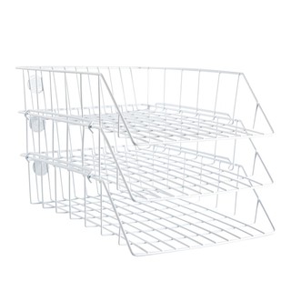 ตะกร้าลวด 78 3ชั้น สีขาว ONE/Wire Basket 78 3-Tier White ONE