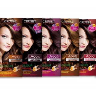 ครูเซ็ท ครีมย้อมผม 32 เฉดสี Cruset color cream