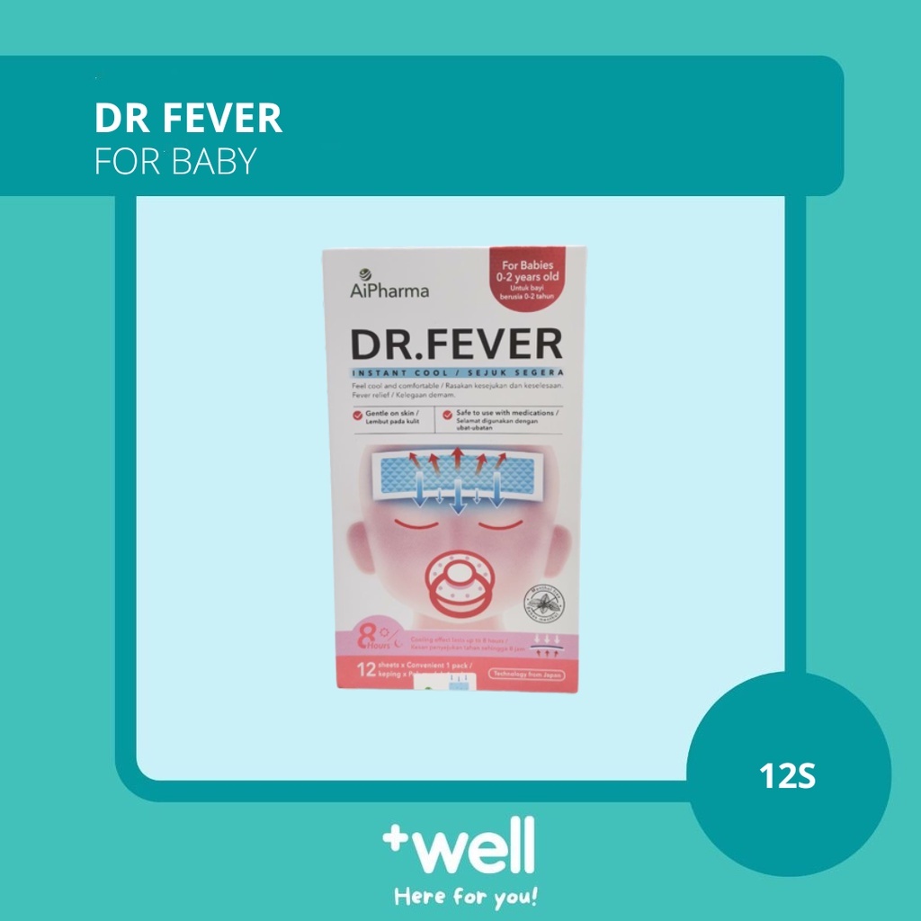 DR FEVER GOOD BYE FEVER PATCH BABY 12S