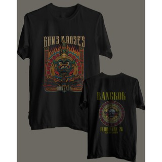 เสื้อยืดลายกราฟฟิกGnr Guns N Bangkok รองเท้าผ้าใบลําลองแฟชั่น 2019