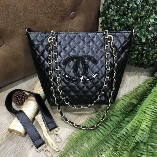 กระเป๋า พรีเมี่ยมกิ๊ฟ Chanel แท้💯 สีดำ สวยหรู ดูดี VIP Gift ผู้หญิง ห้ามพลาด