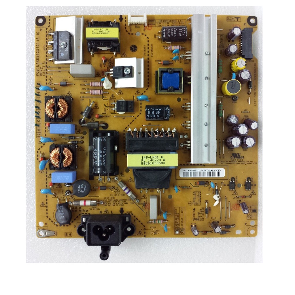 42 นิ้ว LG TV 42LB5520-CA บอร์ดจ่ายไฟ EAX65423701 LGP3942-14PL1