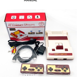 FC COMPACT/ตลับ/famicom/family /แฟมิลี่/เครื่องเล่นวีดีโอเกม 8บิต ไร้สาย ส่งฟรี!! xietong789