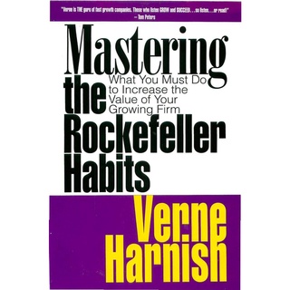 หนังสือนิสัย Mastering the Rockefeller Habits