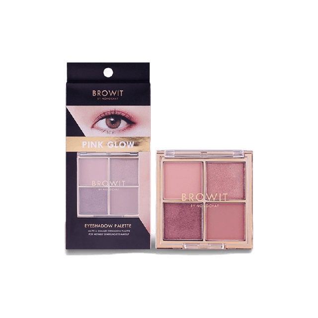 Browit By Nongchat Eyeshadow palette พาเลทอายแชโดว์น้องฉัตร มี3เฉดสี (1ชิ้น)