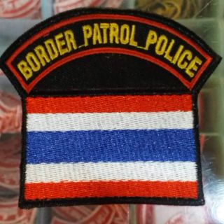 อาร์ม BORDER PATROL POLICE เย็บติด/ติดตีนตุ๊กแก