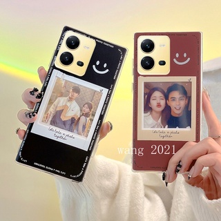 New Cute Phone Case VIVO V25 V25e V25 Pro 5G Y35 2022 เคส Casing Trendy Transparent Ultra Light Silicone Soft Case Back Cover เคสโทรศัพท์