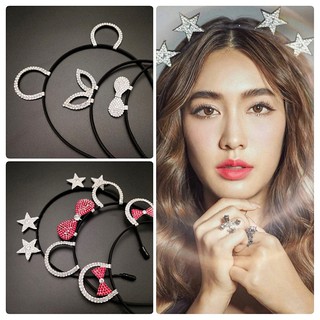 **อ่านรายละเอียดสินค้าก่อนนะคะ** ที่คาดผมเพชร สไตล์ดาราใส่ จี้ทรงตั้ง (สำหรับเด็ก)