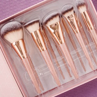 แปรงแต่งหน้า Passion Brushes Rose Gold 14 pcs.