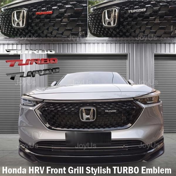 Honda HRV กระจังหน้า Stylist 三维 โลหะ TURBO Emblem สัญลักษณ์รถ