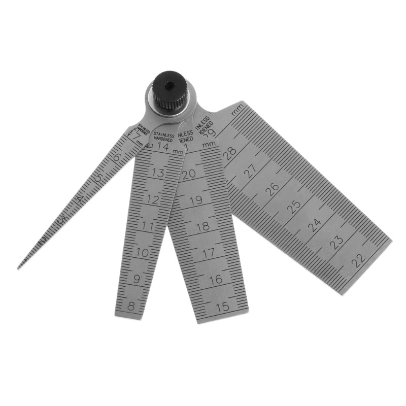 KIN Taper Gauge สําหรับ Gage Welding Wedge Feeler Gauge สําหรับ Feeler Wedge Gauge สําหรับ Hole Hand