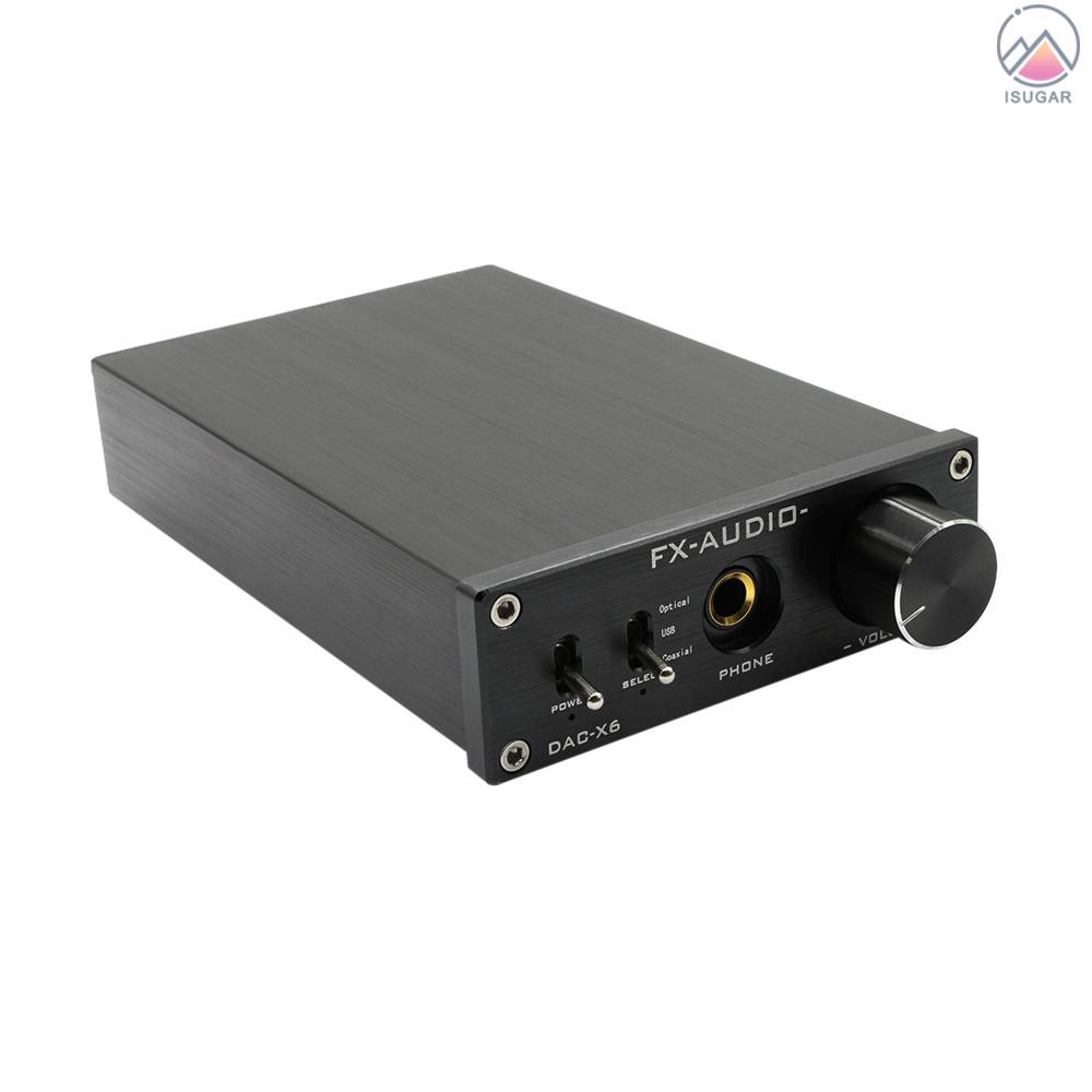 Fx Audio Dac X 6 Mini Hifi 2 0 Digital Audio Dac Input Usb Coaxial เอาท พ ต Rca Dc 24 Khz Shopee Thailand
