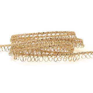 MOMOTARA No.88 เทปถัก Braid เทปถักริมห่วง Picot Braid ขนาด 0.6 CM ยาว 36 หลา