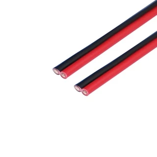 ราคาต่อเมตร สายลำโพง (เส้นสีแดงและสีดำ) 17AWG 18AWG 20AWG 0.75 square สายไฟในครัวเรือน สายไฟ LED