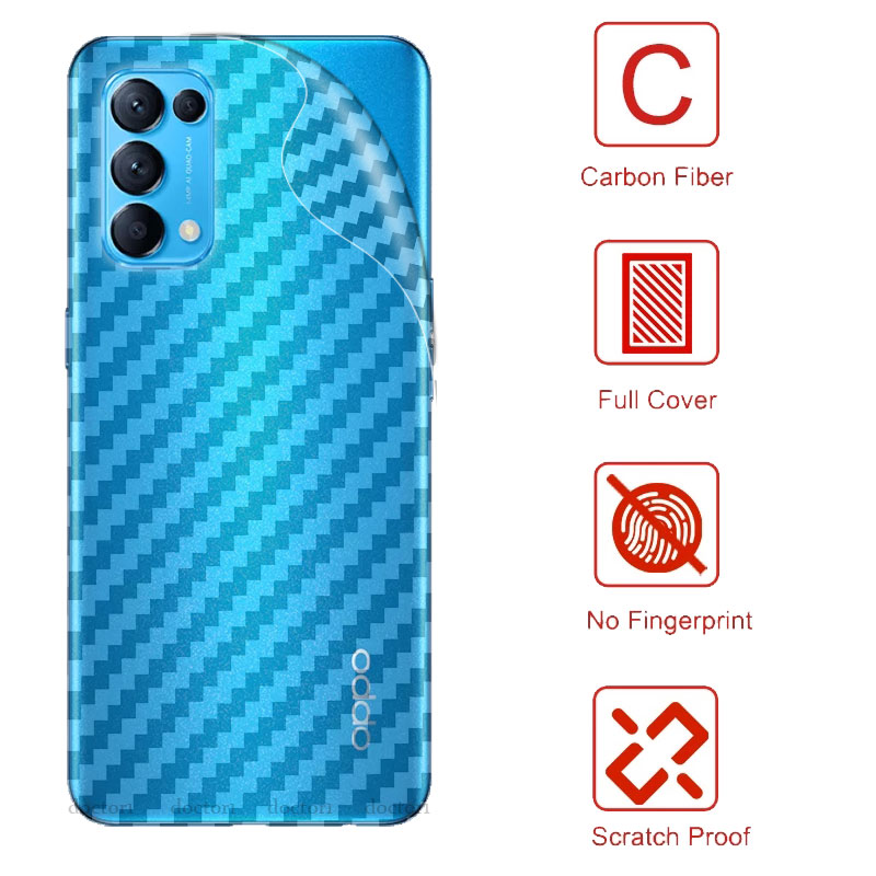 ฟิล์มกันรอยหลัง เคฟล่า OPPO Reno 15 15F 14 14F 13 13F 12 12F 11F 11 10 8 8Z 7 7Z 6 5 6Z Pro Max Plus 4G 5G 2026