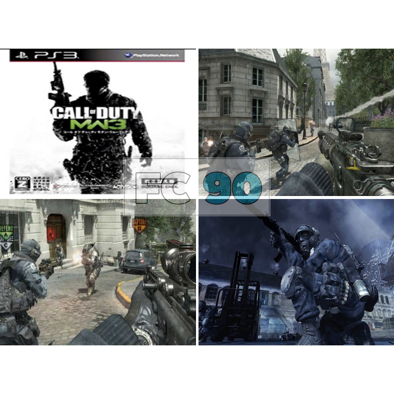 แผ่นเกม Call of Duty Modern Warfare 3  [PS3] แผ่นแท้ญี่ปุ่น มือสอง สภาพดีมีคู่มือ เพลย์สเตชั่น Playstation3