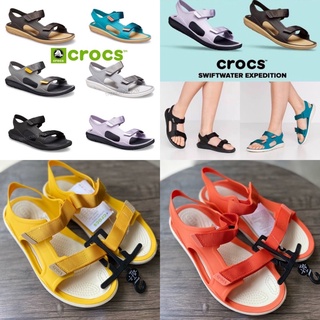 Crocs Swiftwater Expedition 🌈🌳🌊  #รองเท้าCrocsรัดส้น #รองเท้าเพื่อสุขภาพ #รองเท้าเดินป่า #รองเท้าไปทะเล