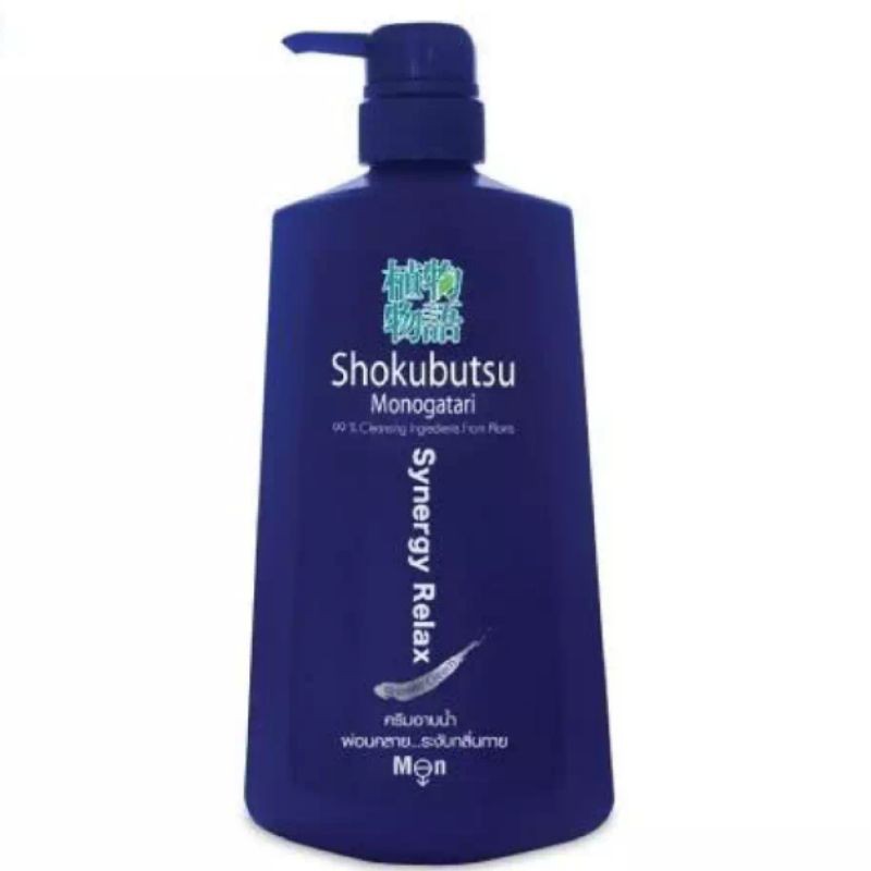 Shokubutsu For Men ครีมอาบน้ำ โชกุบุสซึ สูตรผ่อนคลาย ระงับกลิ่นกาย Synergy Relax ขนาด 500 ml