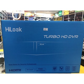 HiLook เครื่องบันทึกกล้องวงจรปิด 4 CH รุ่น DVR-204G-F1BS (รองรับกล้อง Analog+HD ได้ทุกระบบสูงสุด 2 ล้านพิกเซล)