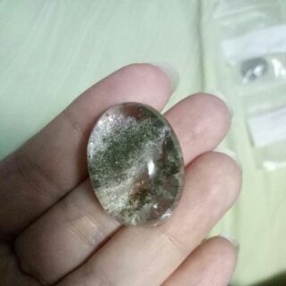 Moss agate quartz 26x21mm