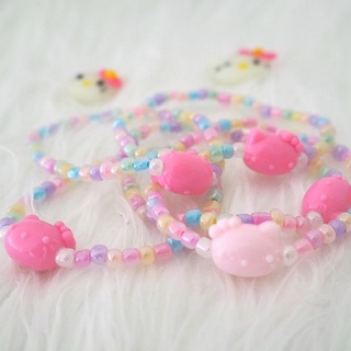 กำไลลูกปัด kitty กำไลข้อมือคิตตี้ พร้อมส่ง