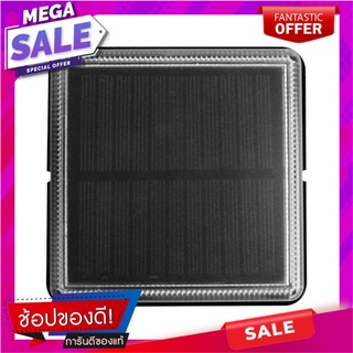 ไฟทางเดิน SOLAR L&amp;E 9P-A0303 2 วัตต์ WARMWHITE สีดำ ไฟทางเดินโซล่าเซลล์ SOLAR GROUND EMBEDDED LIGHT L&amp;E 9P-A0303 2W WARM