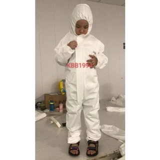 ชุด PPE ชุดป้องกันเชื้อโรค (ไซส์เด็ก) 💯คุณ​ภาพ​ดี​ราคา​ถูก​🎉 พร้อมส่ง