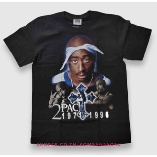 เสื้อยืดผ้าฝ้ายพรีเมี่ยมเสื้อยืด 2pac tupac shakur -tshirts / legend hiphop