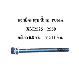 นอตยึดฝาสูบ อะไหล่ปั๊มลมโรตารี่ PUMA รุ่น XM2525-XM2550