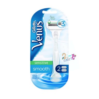 Gillette® Venus Smooth Sensitive 1 Count + Razor 2 Cartridges มีดโกน