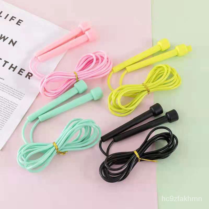 Adjustable Jump Rope Training Jumping Speed Rope Sports Exercise Skipping Fast Plastic Rope Home Gym
