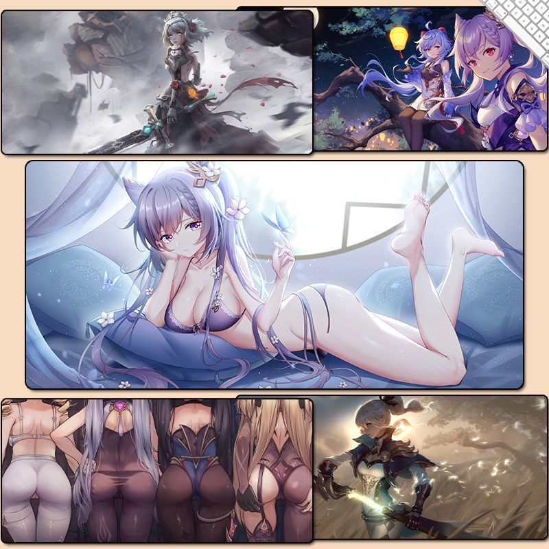 ✨💥แผ่นรองเมาส์ ลายอนิเมะ มิกุ Miku Mouse Pad ลาย อนิเมะ Anime Mouse Pad ขนาด80x30 cm ( แผ่นรองเม้าส์