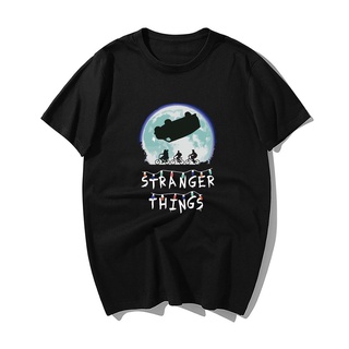 เสื้อยืดลําลอง แขนสั้น พิมพ์ลาย Stranger Things สไตล์วินเทจ แฟชั่นฤดูร้อน สําหรับผู้ชายS-5XL