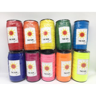 **ยางแบนมี 7 สี** ยางยืด แบบแบน ขนาด 5 มม. นุ่ม นิ่ม สี ม้วน Elastic (TPshopping)