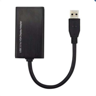 USB 3.0 to VGA Adapter Display Support 1920x1080p(Black)