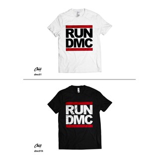 คอลูกเรือเสื้อยืดคอกลมเสื้อยืด พิมพ์ลาย I CUSTOM I Music I HIPHOP I TSHIRT I GILDAN Run DMC 1 Iผ้าฝ้ายแท้