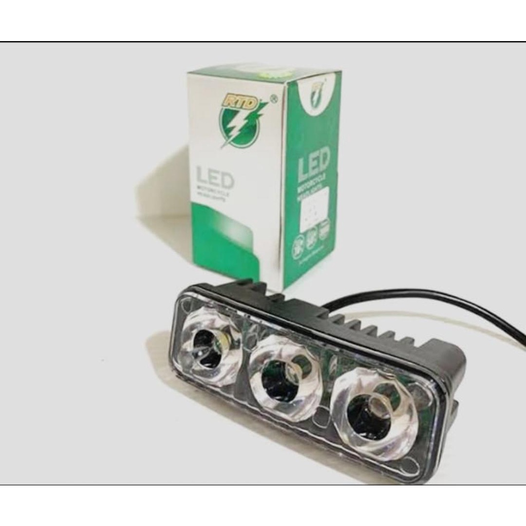 MATA RTD E03 แฟลชสปอตไลท์หมอกแสงสีขาวดั้งเดิม RTD 3 EYES